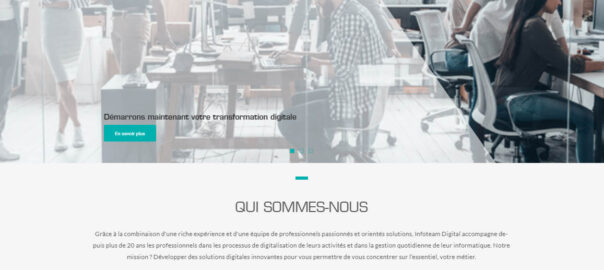Nouveau site Infoteam Digital